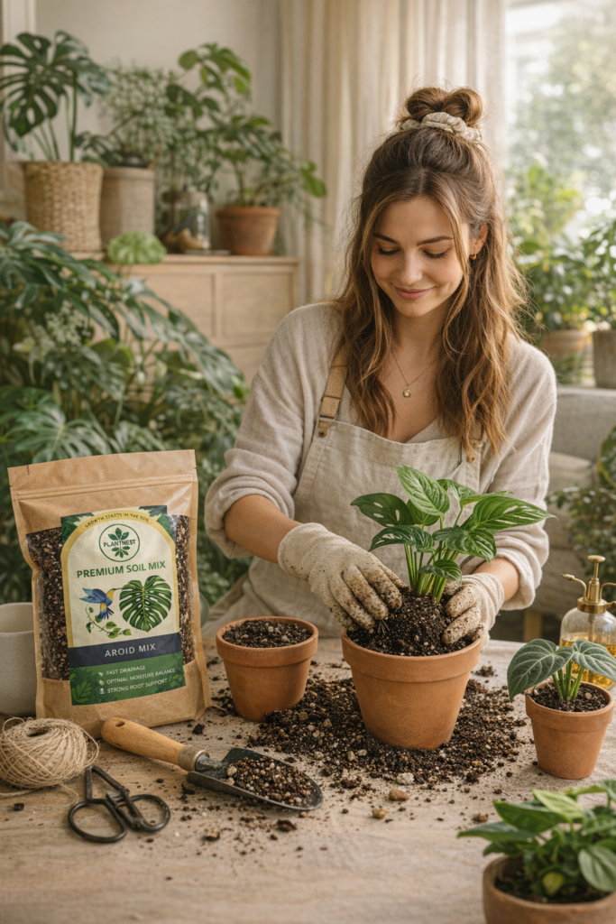 PlantNest premium soil mix