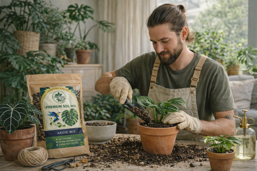 PlantNest premium soil aroid mix