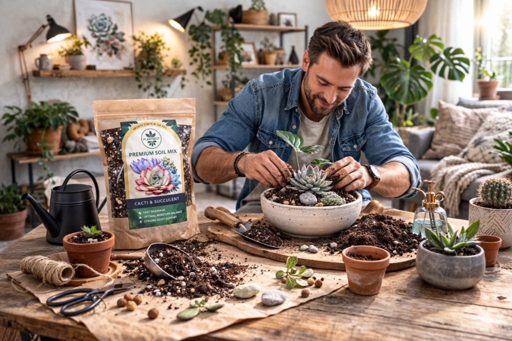PlantNest premium soil mix